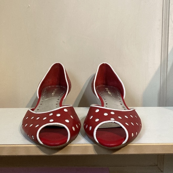 BCBGirls Peep Toe Flats - Picture 8 of 9